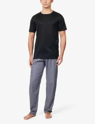 HANRO Crew-neck regular-fit cotton-jersey T-shirt detail 2