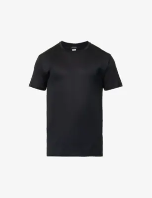 HANRO Crew-neck regular-fit cotton-jersey T-shirt