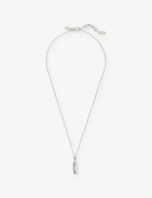 COMMONLINES The Feather Pendant Sterling-Silver Necklace