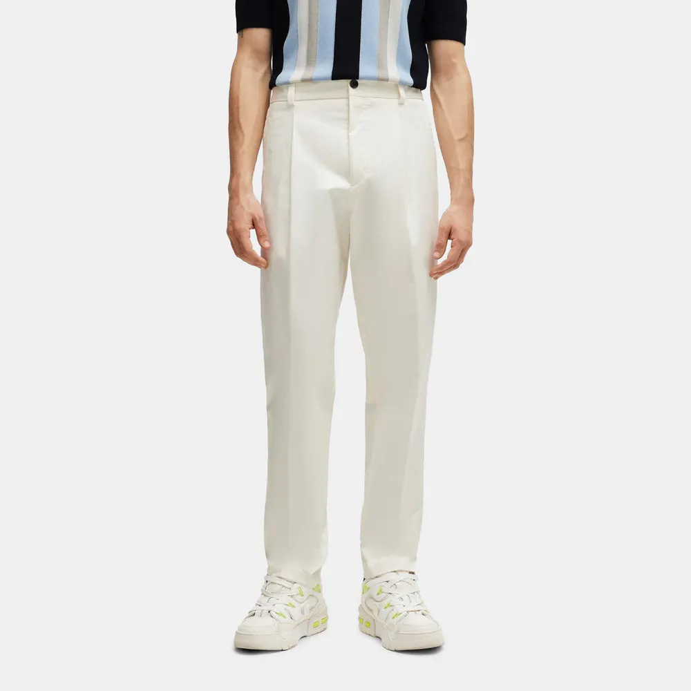 Hugo Men's Felix242 D Straight Leg Trousers detail 2