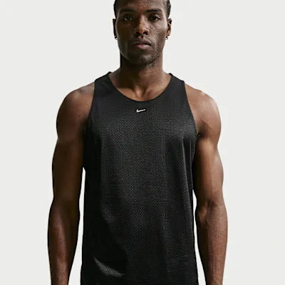 Nike Standard Issue Men's Practice Mesh Basketball Jersey - Black/Pale Ivory in Black/Pale Ivory – Nike men's and unisex