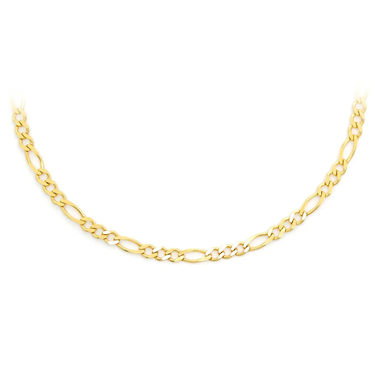 For Him Figaro Gold Chain in 2.5mm / Yellow Gold / 22" – Chain