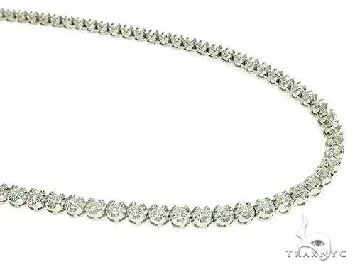 RINA - For Him FACTORY Polar Iced Diamond Chain 24 Inches 4mm 65965 in Rose Gold – Chain