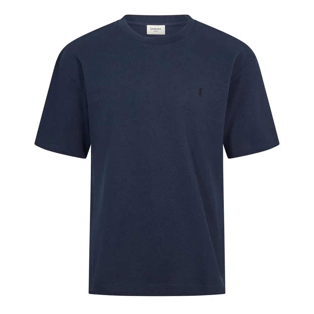 Saint Laurent Men's Cass Piq T-Shirt