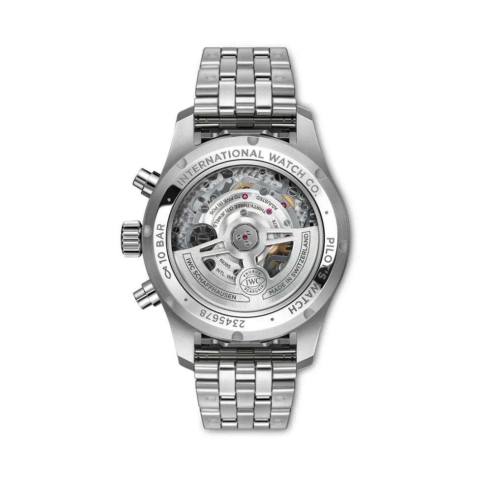 IWC Pilot's Chronograph 41mm Mens Watch in Blue, additional product view 2