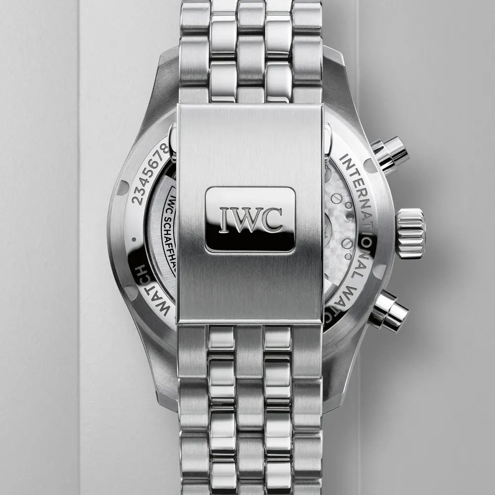 IWC Pilot's Chronograph 41mm Mens Watch in Blue, additional product view 3
