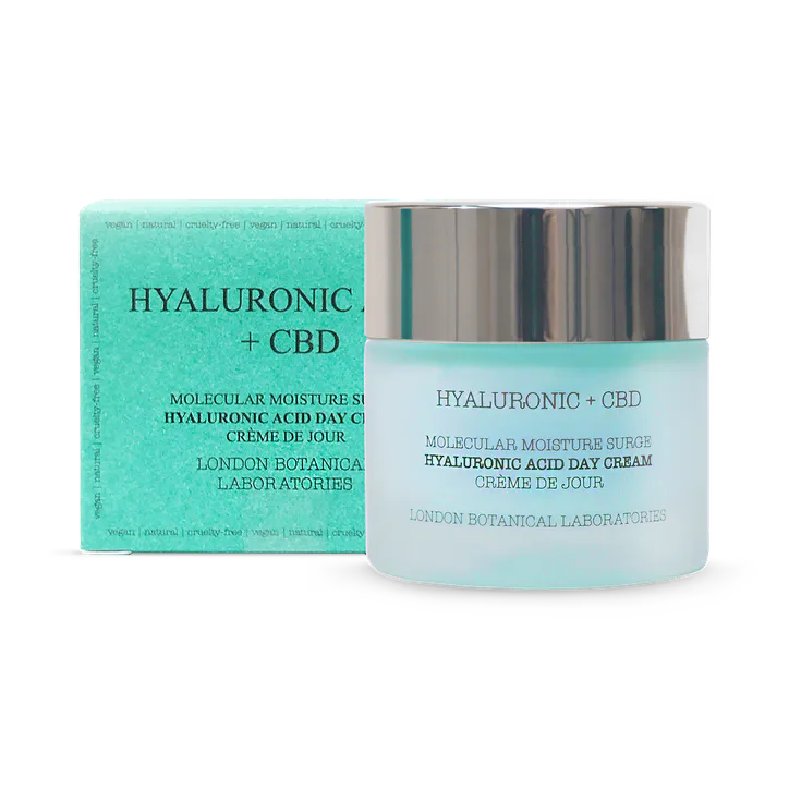 London Botanical Laboratories London Botanical Laboratories Hyaluronic Acid + CBD | Molecular Moisture Surge Hyaluronic Acid Day Cream 50ml