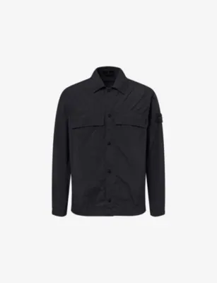 STONE ISLAND Ghost Smerigliato Compass-Badge Woven Jacket