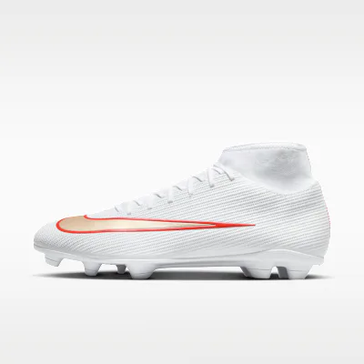 Nike Mercurial Superfly 11 Club Multi-Ground High-Top Football Boots - White/Bright Crimson/Blur