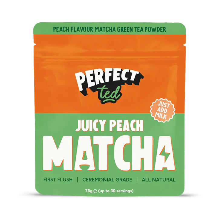 PerfectTed Juicy Peach Matcha Tea Powder 75g