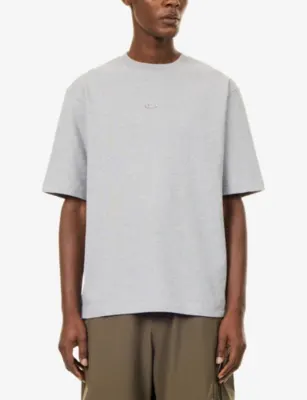 OAKLEY Reserve Strato Raised-Logo Cotton T-Shirt detail 3