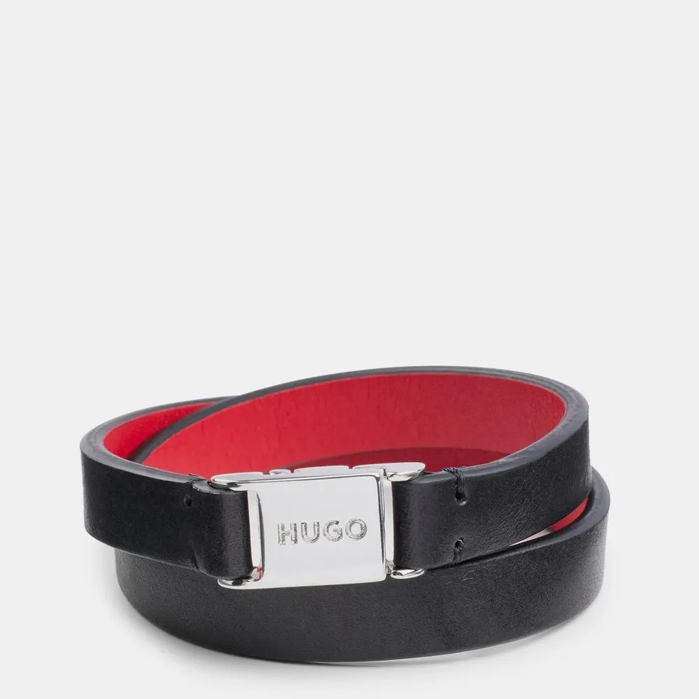 Hugo Men's E Doubleband Jewellery Set