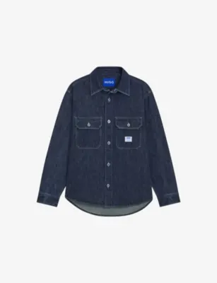 HUGO Branded Oversized Denim Shirt