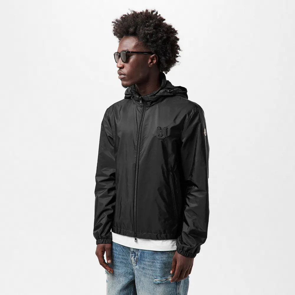 Moncler Men's Ouge Water Repellent Long Sleeve Detachable Hood Puffer Jacket detail 3