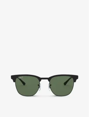 RAY-BAN RB3716 Clubmaster metal square sunglasses