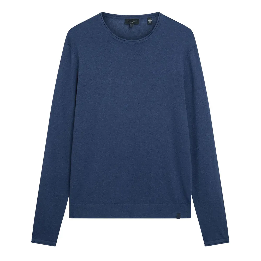 Ted Baker Mens Linen Blend Crew Neck Jumper