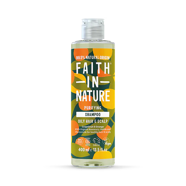 Faith in Nature Shampoo for Oily Hair Grapefruit & Orange 400ml
