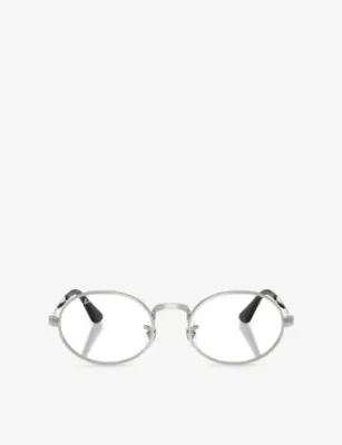RAY-BAN RB3931V Round-Frame Metal Optical Glasses