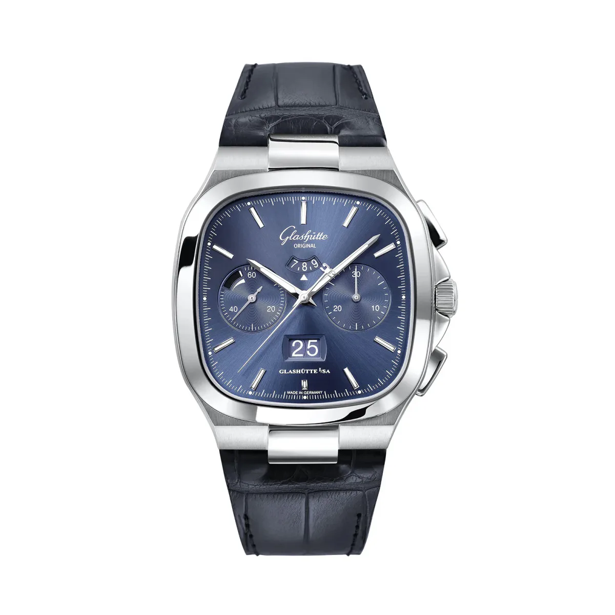 Glashutte Original Seventies Chronograph Panorama Date 40mm Mens Watch