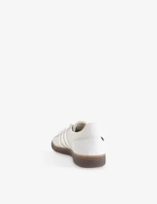 ADIDAS Handball Spezial Suede and Mesh Trainers - EUR 43 / 9 UK MEN in ALUMINA OFF WHITE GU, additional product view 3