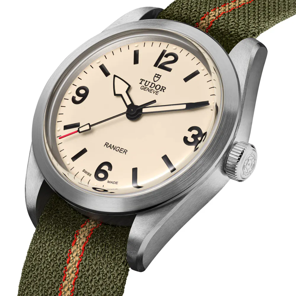Tudor Ranger 39mm Steel Case Beige Dial detail 2