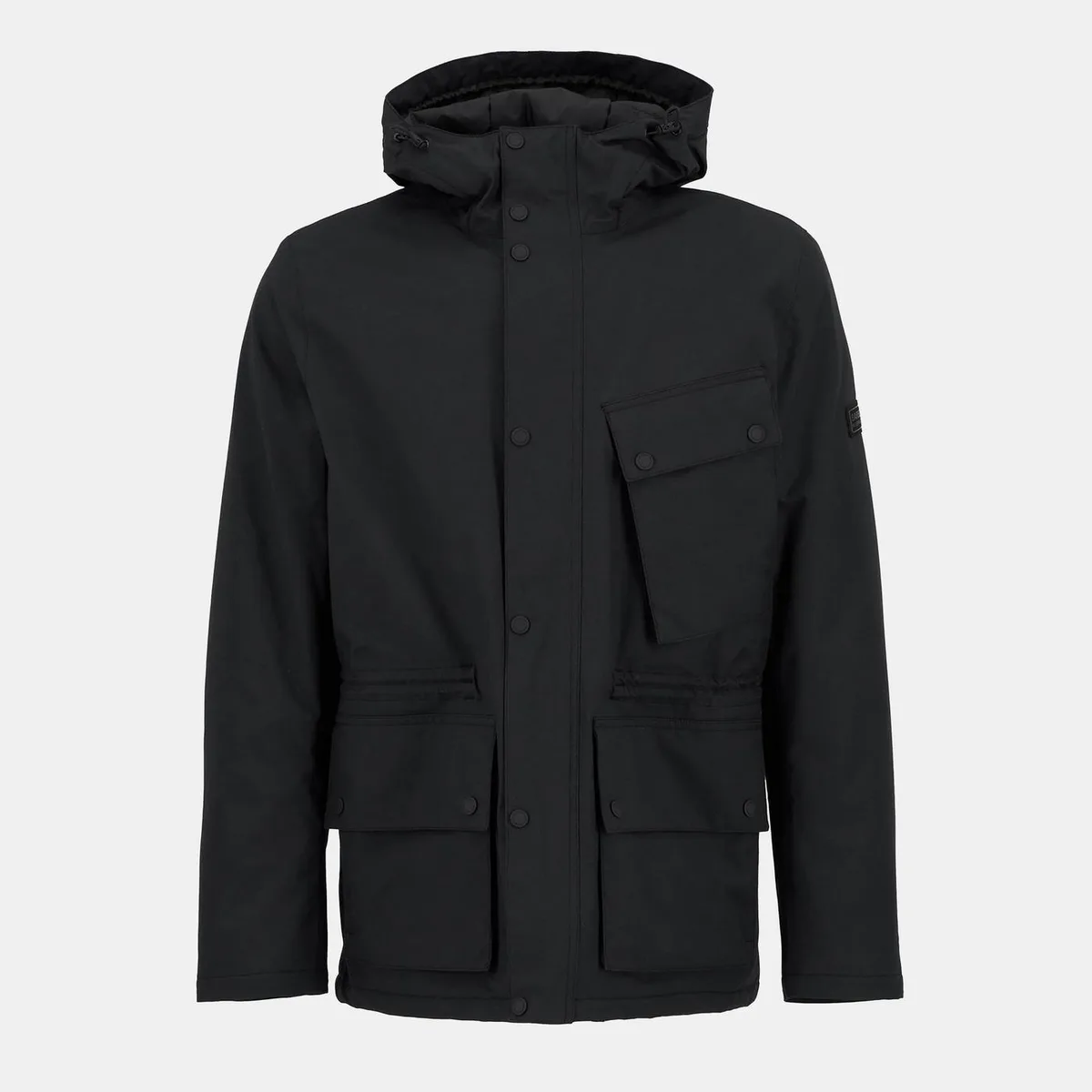 Barbour International Men's Endley Waterproof Hooded Long Sleeve Long Puffer Jacket