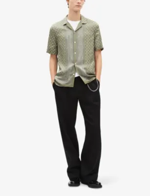 THE KOOPLES Bandana Print Short-Sleeve Woven Shirt detail 2