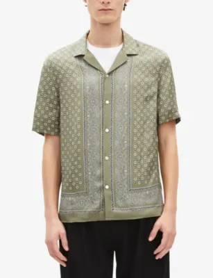THE KOOPLES Bandana Print Short-Sleeve Woven Shirt detail 3