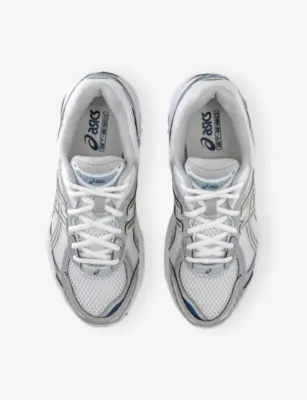 ASICS GT 2160 Faux-Leather and Mesh Low-Top Trainers - 6.5 in WHITE TWILIGHT BLUE, additional product view 2