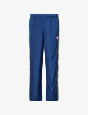 CASABLANCA Logo-Patch Colour-Block Track Jogging Bottoms