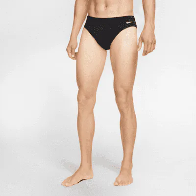 Nike Swim HydraStrong Essential Men's Brief - Black/Black/White in Black/Black/White – Nike men's and unisex
