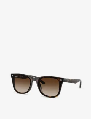 RAY-BAN RB4420 square-frame injected sunglasses detail 3