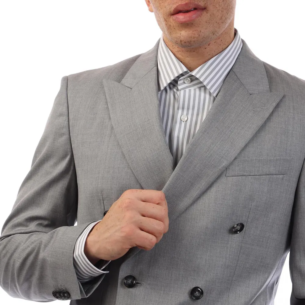 Boss Men's Hutson Double Breasted Formal Jacket detail 2