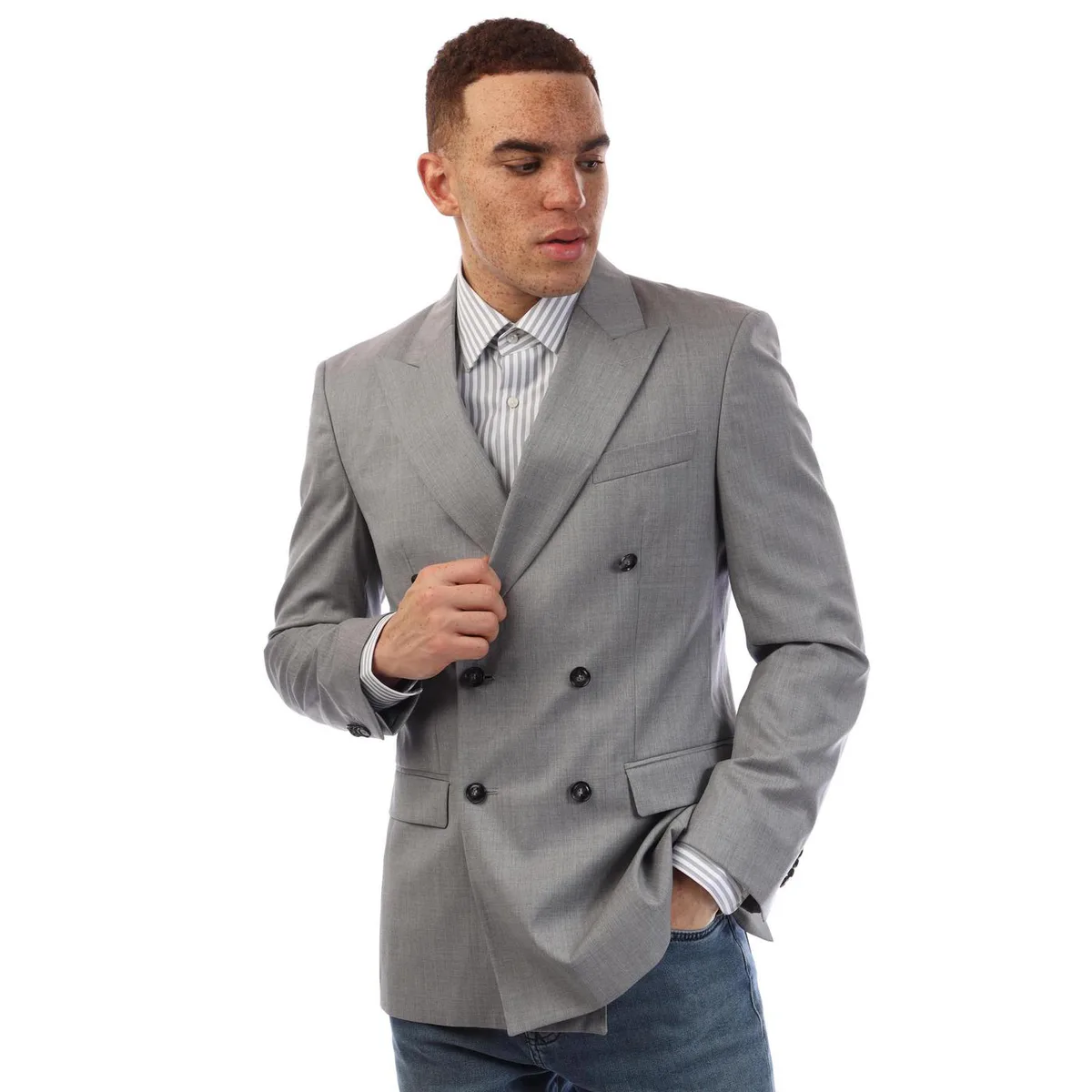 Boss Men's Hutson Double Breasted Formal Jacket