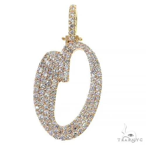 RINA - For Him FACTORY Diamond Initial Pendant 68548 in Rose Gold – Pendant