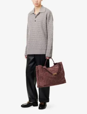 BOTTEGA VENETA Intrecciato Knitted Wool Jumper detail 2