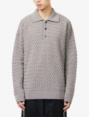BOTTEGA VENETA Intrecciato Knitted Wool Jumper detail 3