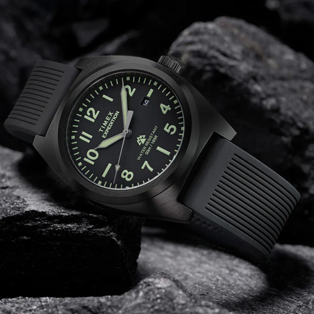 Timex Expedition Capstone 39mm Mens Watch Black in Black, additional product view 2