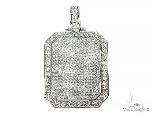 RINA - For Him CUSTOM Big Size Custom Diamond Charm Pendant 66013 in Rose Gold – Pendant