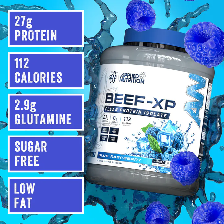 Applied Nutrition Beef XP Clear Protein Isolate Blue Raspberry 1.8KG detail 2