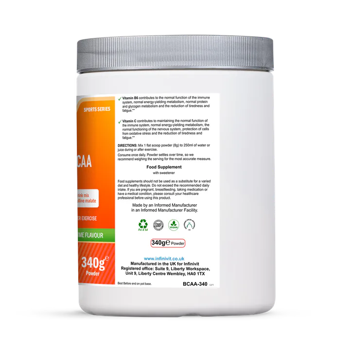 InfiniVit Amino Boost BCAA 340g, additional product view 3