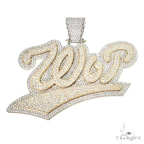RINA - For Him CUSTOM Double Layer Diamond Pendant 67062 – Pendant