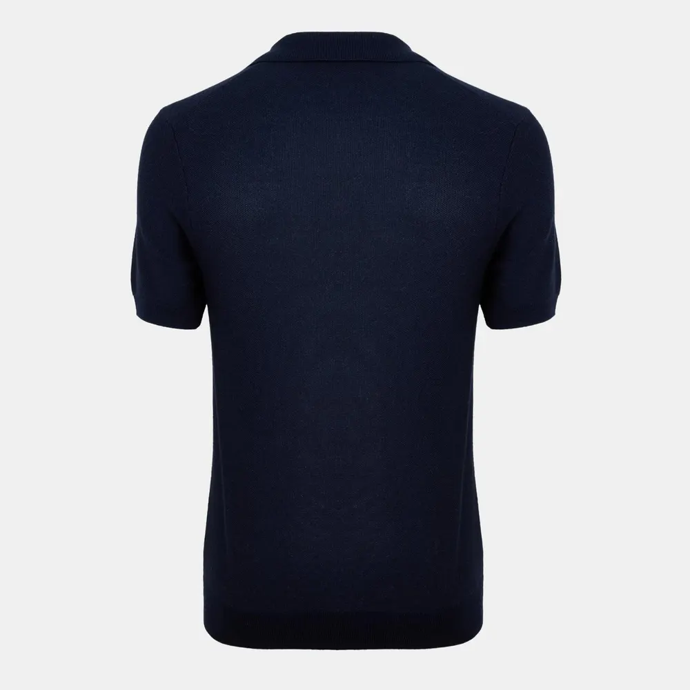 Boss Men's Tempio Fine Knit Short Sleeve Polo Shirt detail 2