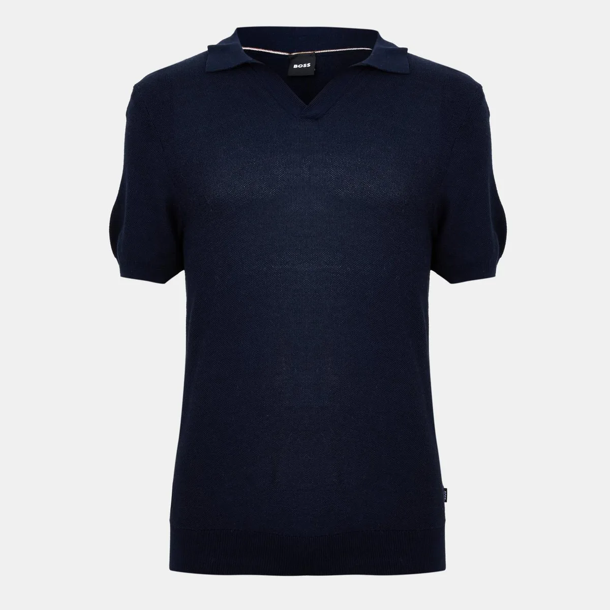 Boss Men's Tempio Fine Knit Short Sleeve Polo Shirt