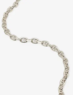 TOM WOOD Cable Chain Rhodium-Plated 925 Sterling-Silver Necklace detail 3