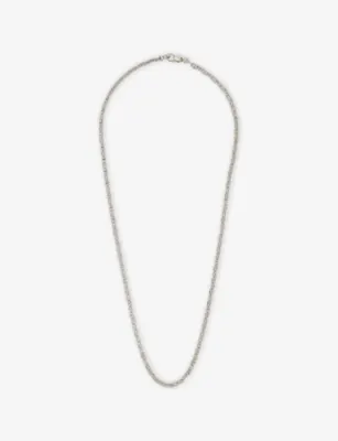 TOM WOOD Cable Chain Rhodium-Plated 925 Sterling-Silver Necklace