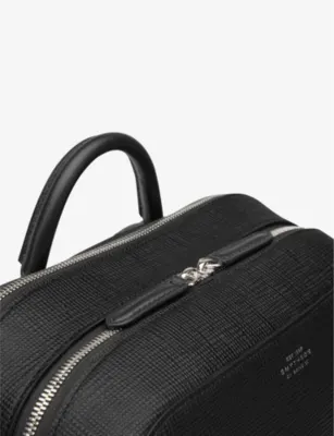 SMYTHSON Panama zip-around leather backpack detail 2