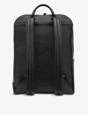 SMYTHSON Panama zip-around leather backpack detail 3