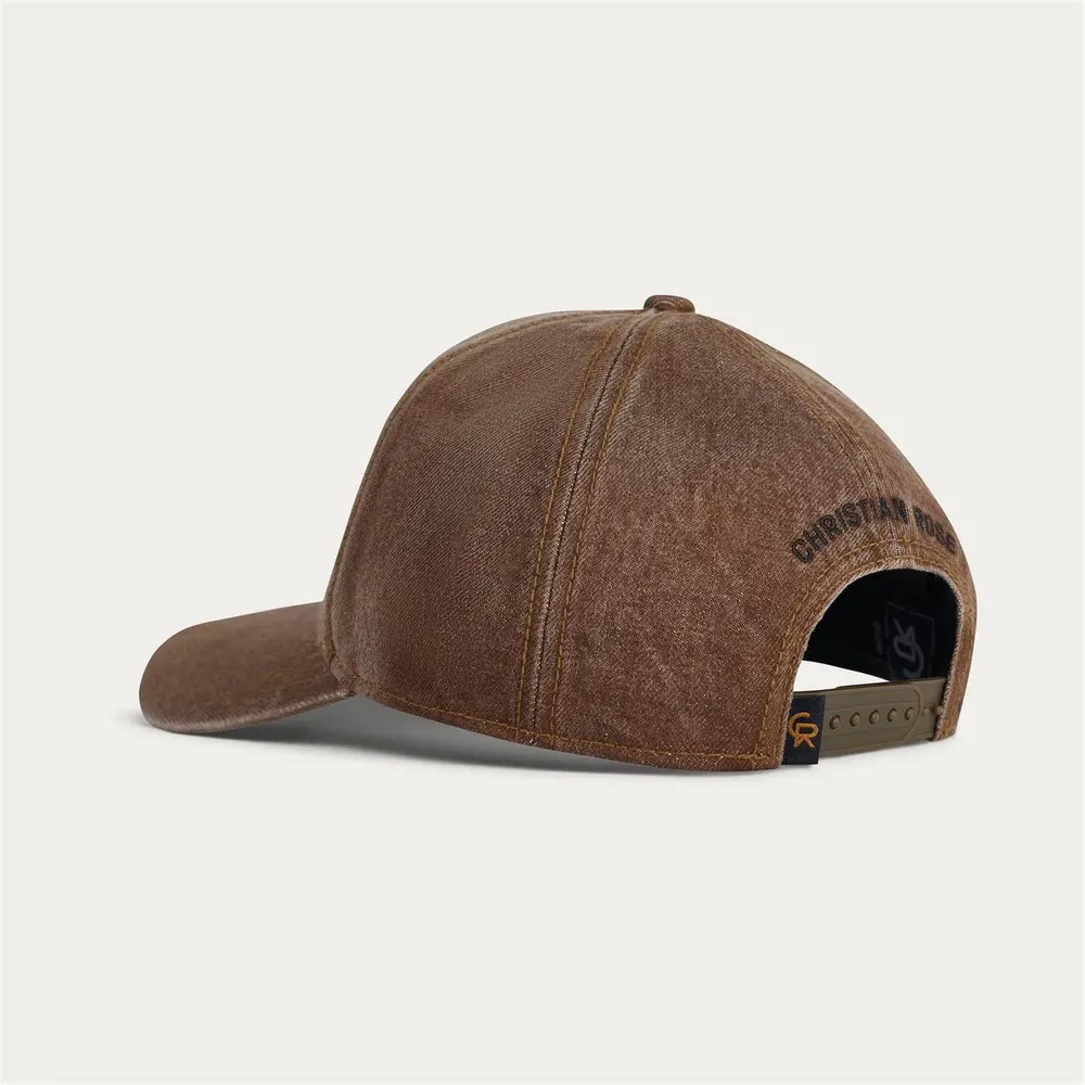 Christian Rose Denim Iconic II Plate Cap detail 3