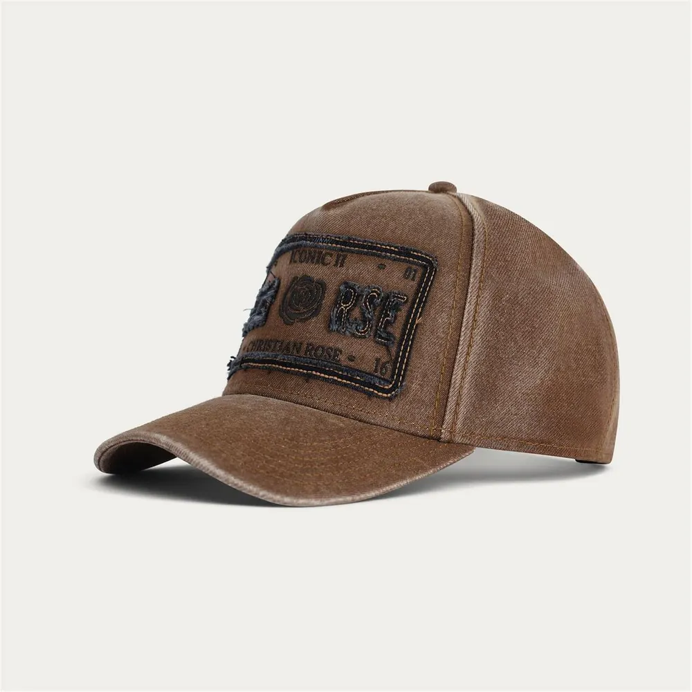Christian Rose Denim Iconic II Plate Cap